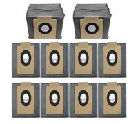 10 Pack Replacement Dust Bags for Eufy Clean X8 Pro / X10 Pro Omni Robot Vacuum Bag, 4-Layer Activated Carbon Replcement Bags Accessories