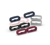 10-Pack Replacement Fastener Rings Compatible with Garmin Bounce 2/Bounce, Secure Keeper Loops Smart Watch Bands Holder Strap Accessories (Multi-Color)