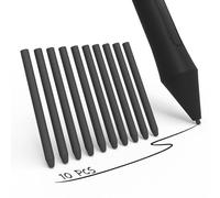10 Pack Replacement Felt Nibs for Wacom Bamboo Intuos CTL/CTH Drawing Pens | Paper-like feel with smooth, precise control for drawing, handwriting and photo editing; fits CTL/CTH 460-690 and 4100/6100