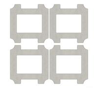 10 Pack Replacement Mop Covers for ECOVACS For Deebot W2S Compatible Spare Parts Washable Absorbent Fiber Pads for Thorough Dirt Removal (4 Pack)