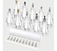10 Pack Replacement Pencil Tips Compatible for Apple Pencil Pro/USB-C/2nd/1st Gen, Wear Resistant Stylus Tips for Painting, High Sensitivity Stylus Nibs for Writing