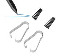 10 Pack Replacement Refill Pen Nibs for Remarkable 1/2 & Marker Plus, Stainless Steel Stylus Pen Nibs Tips with Tools, Sensitive & Titl Pressure Marker 2 Tips