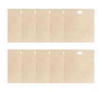 10 Pack Reusable Non-Stick Toaster Bags Set For Sandwiches And Bread, Heat Resistant Glass Fiber Cooking Pouches For Microwave Oven Grill, Temperature Safe Up To 250℃(20x22cm)