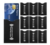 10 Pack RFID Rfid Card Blocker Credit Card Protector Card Holder with Waterproof Design for Everyone Security Protector for Theft Prevention and Degaussing Protection Against Cyber and Identity Theft