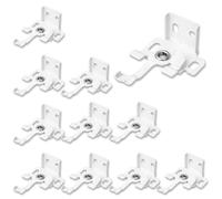 10 Pack Roman Blind Brackets for 25mm Top Fix Installation, Professional Window Treatment Solutions, Durable Support for Home and Office Renovations, Easy Mounting Roman Blind Rings and Clips