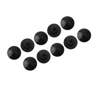 10 Pack Rubber Headset Bolt for Bicycle Stem, M6 Inner Hex Screw Dust Cover, 12x5x5mm Black Protective Cap for Bike Fork Top Bolts, Cycling Parts
