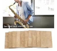 10 Pack Saxophone Cork Set Altos Sax Saxophone Neck Joint Cork Sheet Replacement Parts Musical Instrument Accessories