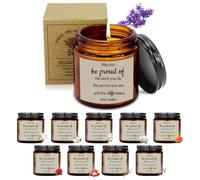 10 Pack Scented Candles Gift Set for Women, 3.5 Oz Candles Set, Soy Wax Candles Jar Aromatherapy Candles for May You Be Proud of The Difference Candles Team Thank You Gifts