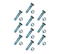 10 Pack Shear Bolt Pin Lock Nut 710-0890A 710-0890 Compatible with MTD Snow Blower 316E610 E229 E138 E729 E134 Compatible with Yard-Man Snow Blower 316E733E701 316E633E701 316E733E401