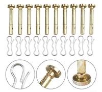 10 Pack Shear Pins, 738-04155 Shear Pins Kit With Cotter Pins For Craftsman Snow Blowers For Winter Equipment Maintenance