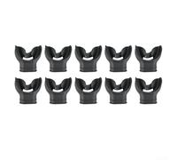 10 Pack Silicone Scuba Diving Mouthpiece for Snorkel Regulator Replacement with Anti-Slip Design and Abrasion Resistant Construction(B)