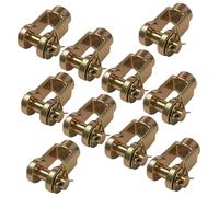 10 Pack Slack Adjuster Clevis Pin Kit for Air Brake Chambers with 1/2'' Pin Push-Rod Clevis, 5/8'' Female Thread Standard Stroke Clevis-Yoke Replaces 1245C185