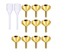 10 Pack Small Metal Funnel With 2 Pack Minis Pipette For Filling Minis Bottles Or Containers Atomizer Perfumes Metal Funnel With Pipette