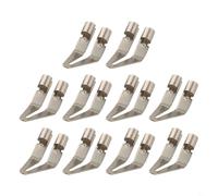10-Pack Smooth Head Welding Iron Tips for Plastic Repair, 45-Degree Bend Design, Compatible with Various Welding Tools for PP Barrels, Car Bumpers, Motorcycle Panels and Washing Machine Drums