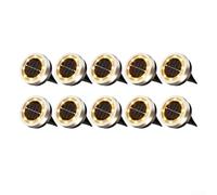 10 Pack Solar Ground Lights Outdoor, 8 LED Waterproof IP65 Garden Stake Lights, Auto On/Off Pathway Lighting for Yard Driveway Walkway, Warm White(warm light)