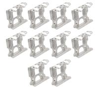 10 Pack Solar Panel Frame Water Drain Clips Aluminum Deflector Auto Remove Stagnant Water For 30mm PV Modules