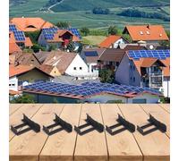 10-Pack Solar Panel Water Drainage Clips, 45mm Frame Thickness, Automatic Mud Removal and Water Diversion for Alternative Energy Systems