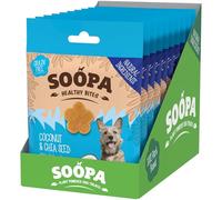 10 Pack Soopa Coconut & Chia Seed Natural Dog Healthy Treat Bites