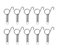 10-Pack Spring Latch for Cages - Multi-Functional Spring-Loaded Latch Hooks for Pet Cage Doors - Suitable for Small Animal Cages