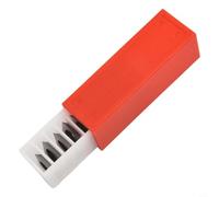 10 Pack Square Carbide Inserts 12x12x2.2mm, Indexable Turning Inserts 35 Degree for Spiral Planer Head Cutters, Jointer Replacements for Woodworking Lathe