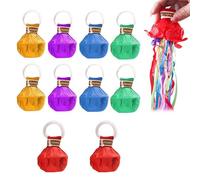 10 Pack Streamer Poppers,No Mess Confetti Poppers,Graduation Party Poppers,Easy to Clean Handheld Streamer Magic Paper Cracker,Ideal for Celebrations,Events,Engagement,Wedding Decoration (Colorful)