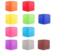 10 Pack Stress Balls for Adults, Fidget Toys Squishy Sugar Ball Stress Relief Sensory Balls, Slow Rise Cube Sensory Balls Toys Squeeze Stress Ball for Kids with Anxiety, Autism, ADHD