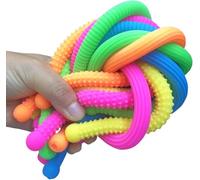 10 Pack Stretchy Noodle Fidget Toys for Kids & Adults - Colorful Sensory Fidget Noodles, Stress Relief Anxiety Calming Toys for Autism ADHD