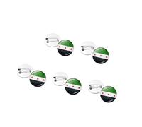 10 Pack Stylish Syria Flags Pin Accessory Everyday Wear Pin Alloy Texture Perfect For Adding Personality To Any Outfit Wearable Accessory