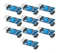 10 Pack TCRT5000 Infrared Reflective Sensor Module, Adjustable Obstacle Detection 1-25mm, Digital Switch Output for Arduino Robot Smart Car DIY Projects