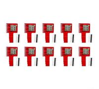 10-Pack TF Card Adapter Board Module for spi Interface for Arduino for raspberry Pi - SDHC for sd Slot Socket with Level Conversion for DIY Electronics Data Logging MP3 Projects