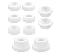 10-Pack Tig Welding Insulation Gaskets for Gas Lens Cups - Compatible with Wp-17 Wp-18 Wp-26 17glg20 18cg-20 18cg 54n01 54n63 Torch Models - Heat-Resistant White Ceramic