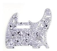 10 Pack TL Pickguard 3-Ply Single Coil Pickup Holes 8 Screw Holes Scrate Plate for TL Style Electric Guitar Multicolor electric Guitar Pick Guard Back Plate(Abalone)