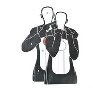 10 Pack Training Target Paper with Head Chest Ring, Size 17 7 by 12 6 Inches, Suitable for and Hunting Practice (3)