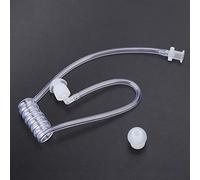 10 Pack Transparent Soft Walkie Talkie Acoustic Coil Tube for Two-Way Radio Headphones