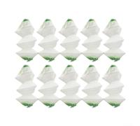 10 Pack Triple Layer Foldable Lampshades for Coleman For Gas Lamps Propane Kerosene and Pressure Lamps Portable Lightweight for Outdoor Activities (rope)