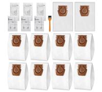 10 Pack TU Vacuum Dust Bags Compatible with Miele Guard L1 Hoover Bags M1 L1/S1 Junior Flex Series with 3 AirClean Exhaust Filters & 3 Motor Protection Filters
