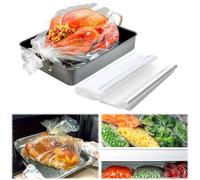 10 Pack Turkey Roasting Bags for Oven Cooking Extra Large, Turkey Size Cooking Roasting Bags for Roasting Chicken, Meat, Fish and Vegetables (33 x 53cm)