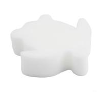 10 Pack Turtle Shape Pool Oil Absorbing Sponges for Swimming Pools and Spas, Scum Remover Filter Sponge to Keep Water Clear, 4.53x4.53x1.18 Inch