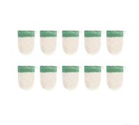 10-Pack U-Shaped Lamp Mantles for Coleman Lanterns, Cotton | 10Pcs U-Shaped Camping Lamp Mantles, Cotton Yarn, Size 21, for Coleman Kerosene Propane Lanterns, Green Pink