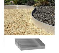 10-Pack Ultra Strong aluminiumminum Lawn Edging 14cm x 1m (10m Total)