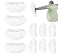 10 Pack Universal Microfiber Cloths for Handheld Steam Cleaner, Compatible with Bissell Steam Shot, Comforday, PurSteam, Dupray Neat Steam, Washable Reusable Steam Mops Pads