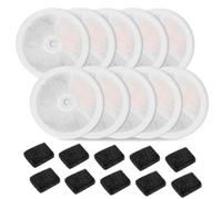 10 PACK Upgraded Filter Unit 3.0 Pet Cat Water Fountain Filters Fit For E versweet Solo 2/Solo SE, E versweet 3 Pro/2S/3, 10 Replacement Filters and 10 Replaced Foam Pump Filters
