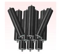 10 Pack Urethane Roller Conveyor - Heavy Duty Plastic Rollers for Kayaks & Goods Transfer, Replacement Rollers 2.8"/2.4"/2"/1.4", Unpowered Conveyor Set