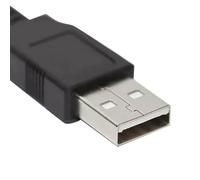 10 Pack USB 2.0 Type A Male 4 Pin Connectors with Black Plastic Shell, Soldering Terminals for DIY Computer Data Cable and Repair Projects