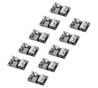 10 Pack USB Step Down Converter 6V-32V for Car Solar, 12V 5V Dual Output Auto Detect, Module DC Charger for Phone Dashcam USB C Industrial