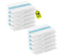 10 Pack VACMOP Disposable Hard Floor Vacuum and Mop Pad Refills for Shark Pro VM252 VM251 VM250 VM200 VC205 QM250 VM190 VM200P12 VMP30 Vacuum Cleaner Replacement Parts