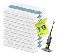 10 Pack VACMOP Pro Replacement Pads Compatible with Shark VACMOP Disposable Hard Floor Vacuum for Shark VACMOP Pro VM252 VM251 VM250 VM200 VC205 QM250 VM190 VM200P12 VMP30 (10)