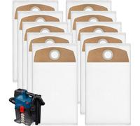 10-Pack Vacuum Cleaner Bags for Bosch Professional GAS18V-6LS - 3-Layer Non-Woven Filter Bags