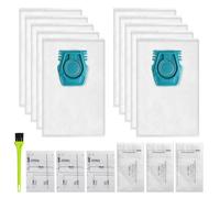 10 Pack Vacuum Cleaners Bag Compatible with Miele Guard L1 S1 L1/S1 Junior Flex Series, Replacement Dust Bag with 3 AirClean Exhaust Filters & 3 Motor Protection Filters