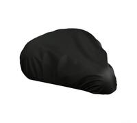 10 Pack Waterproof Bicycle Saddle Cover, 360° Sun-Proof Seat | Protector with Elastic for edges, Reversible Oxford Cloth Rain Shield for Road Bike E-Bike MTB, Black, 27x24cm